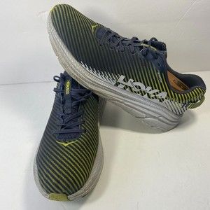 Hoka One Online Rincon 2 Size 12 Mens Running Shoes Blue/yellow /White.Hiking G